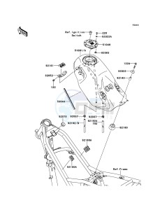 KLX125 KLX125CCF XX (EU ME A(FRICA) drawing Fuel Tank