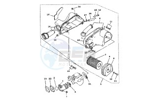 XC T CYGNUS 125 drawing INTAKE