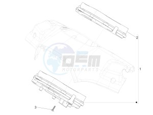 Sprint 50 4T 4V (EMEA) drawing Meter combination - Cruscotto