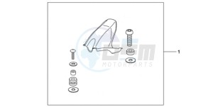 CBR1000RR9 Korea - (KO / MME SPC) drawing CARBON FIBER HUGGER