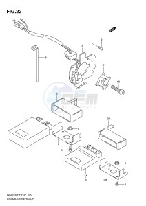 GSX600F (E2) Katana drawing SIGNAL GENERATOR