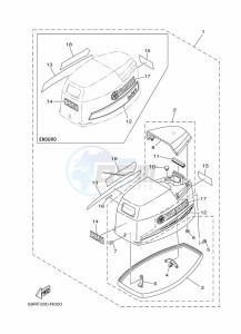 E25BMH drawing FAIRING-UPPER