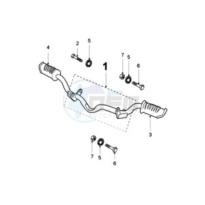 FOX LN A BE drawing FOOT SUPPORT