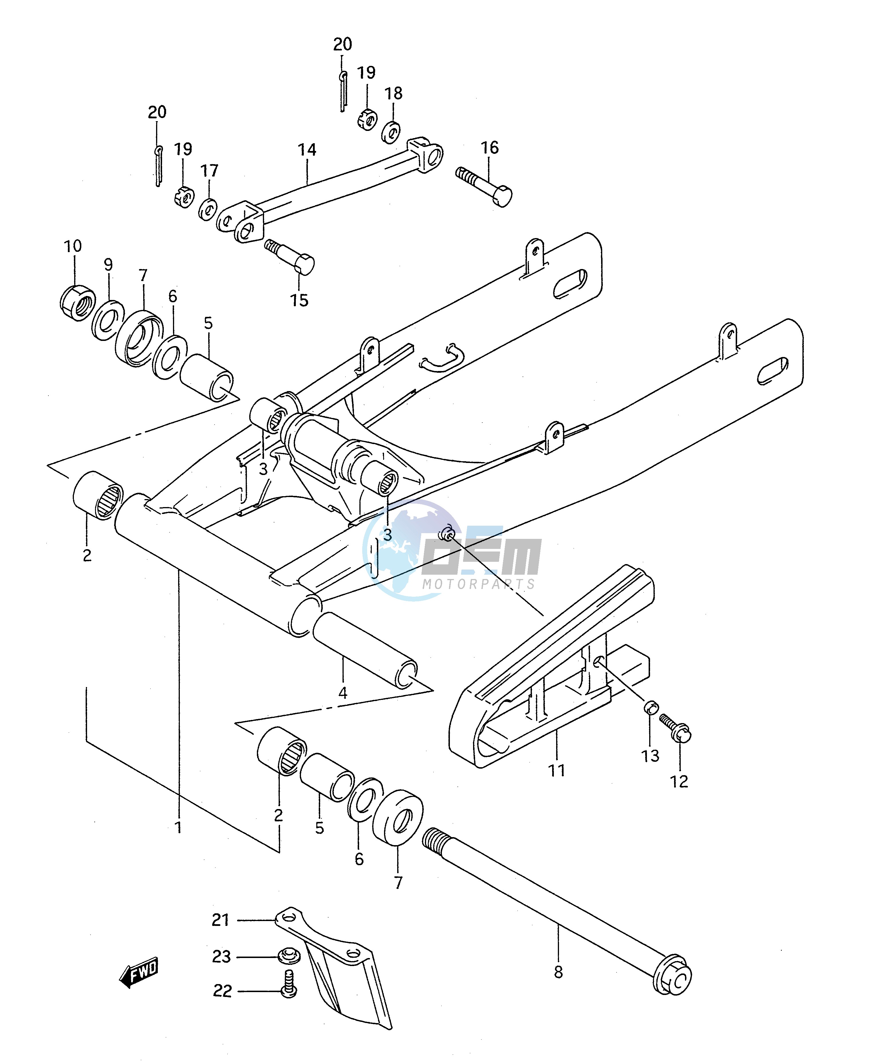 REAR SWINGING ARM