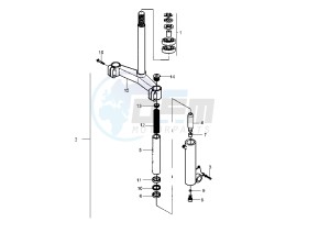 X9 200 drawing Front Fork