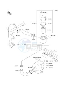 KAF 620 M [MULE 4010 4X4] (M9F) M9F drawing AIR CLEANER-BELT CONVERTER