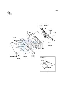 KX450F KX450FDF EU drawing Engine Shrouds