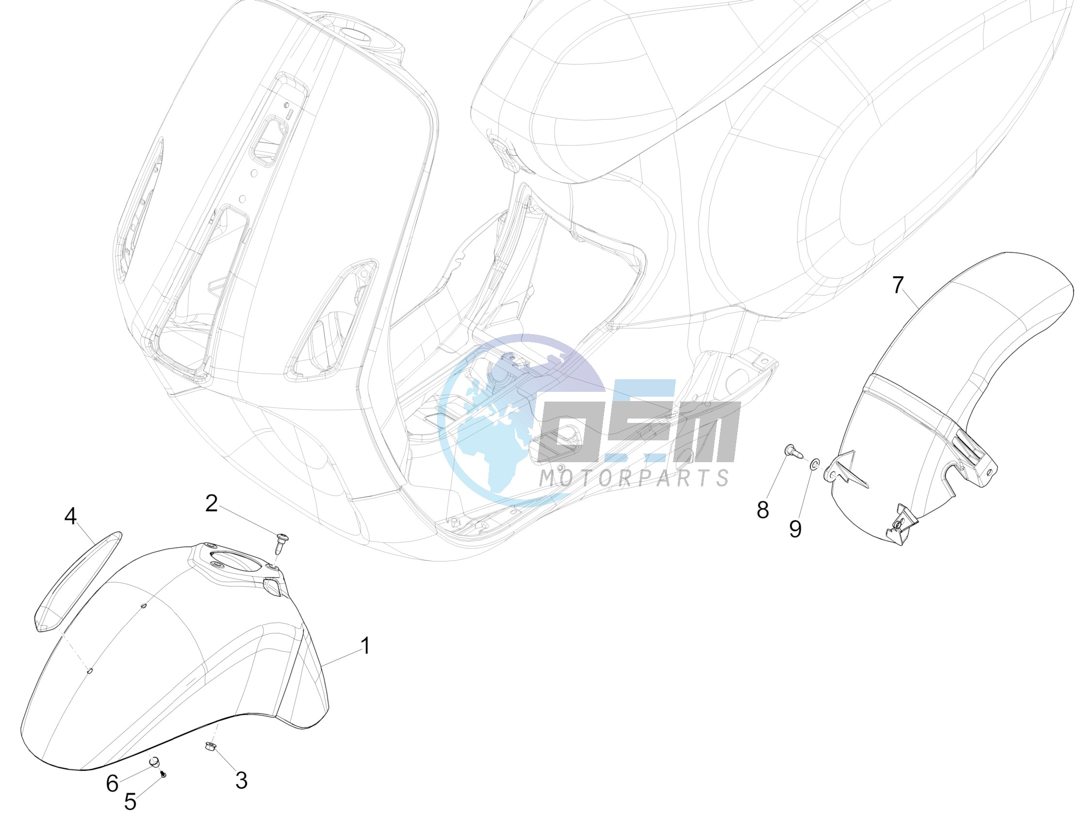 Wheel housing - Mudguard