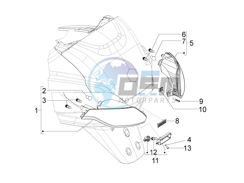 Tail light - Turn signal lamps