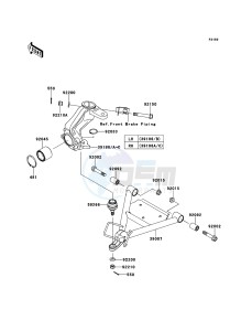 MULE_600 KAF400BBF EU drawing Suspension