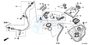 NSC110WHB drawing FUEL TANK