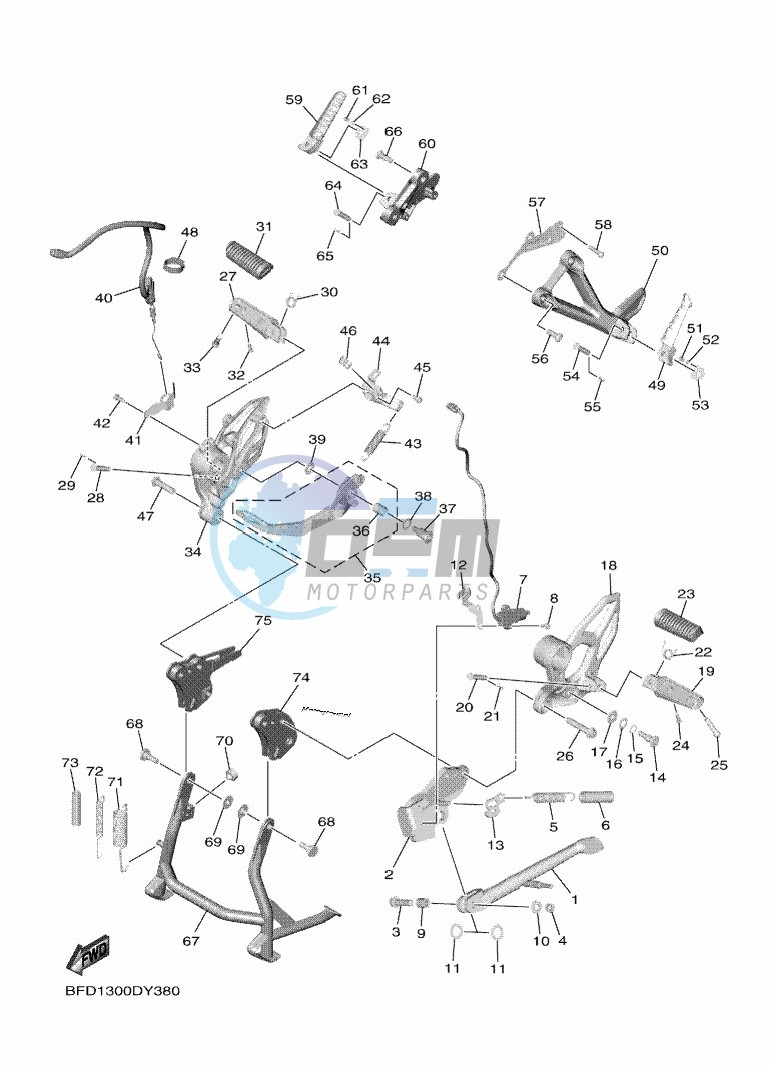 STAND & FOOTREST