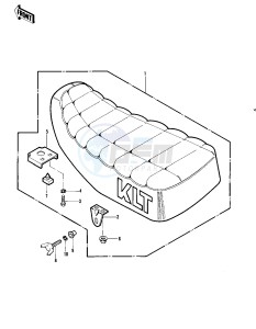 KLT 250 A [KLT250] (A1) [KLT250] drawing SEAT -- 82 A1- -