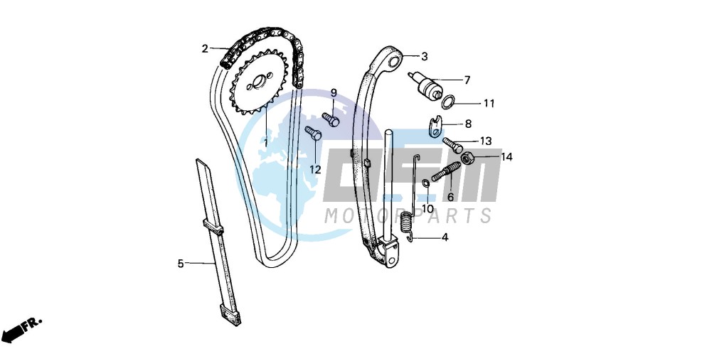 CAM CHAIN/TENSIONER