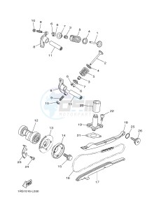 XC100E (1RS2) drawing CAMSHAFT & CHAIN