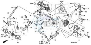 FJS400D9 SI - (SI) drawing WATER PUMP