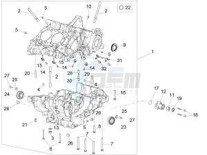 RSV4 1000 RR USA USA drawing Crankcases I