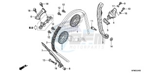 CB1000RAF CB1000R 2ED - (2ED) drawing CAM CHAIN/TENSIONER