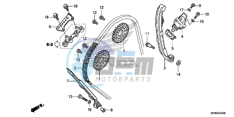 CAM CHAIN/TENSIONER