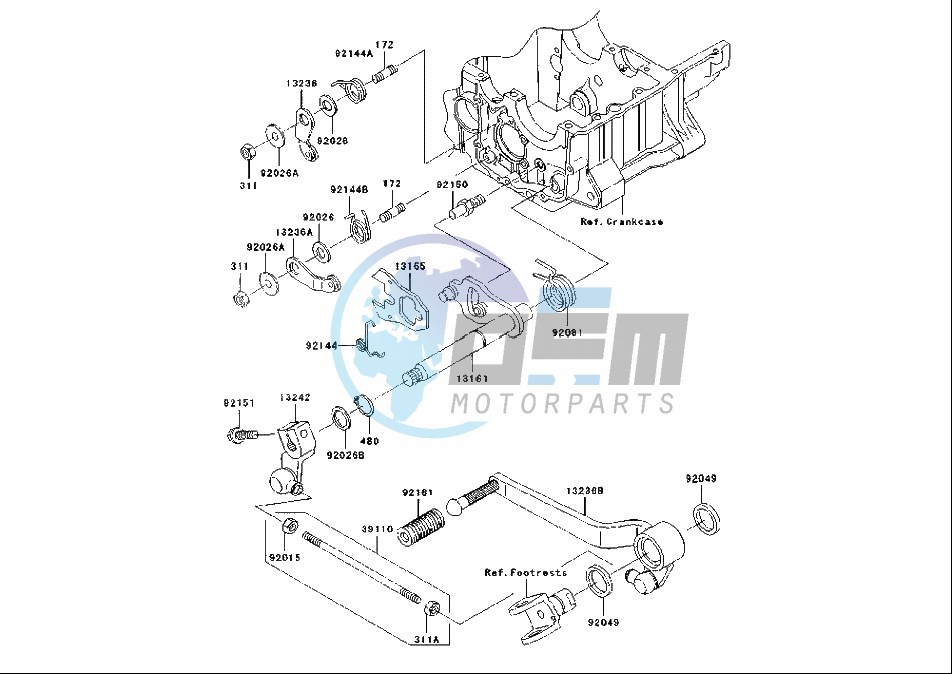 GEAR CHANGE MECHANISM