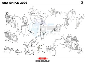 RRX-SPIKE-BLUE 50 drawing HOSE CONNEXIONS TANKS