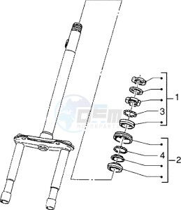 Zip 50 freno a disco drawing Steering bearing ball tracks