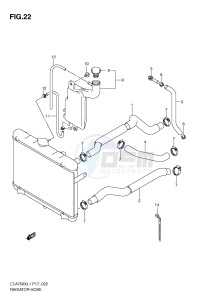 LT-A750X (P17) drawing RADIATOR HOSE