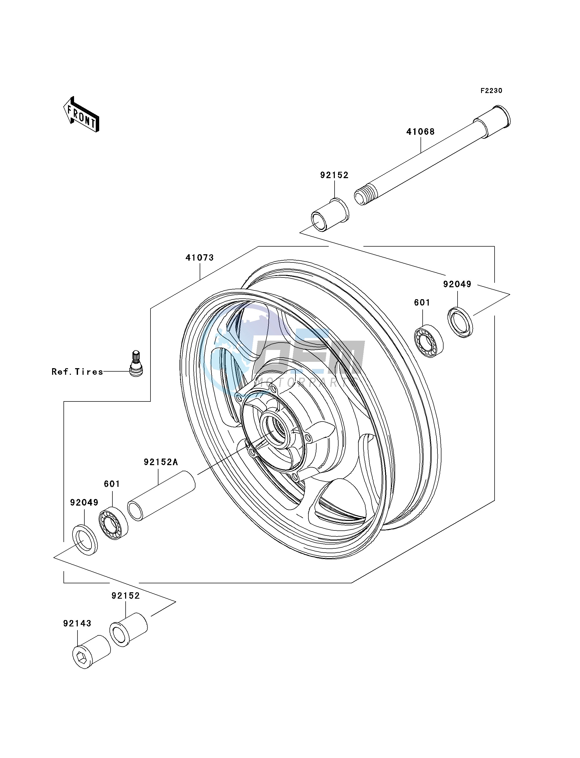 FRONT WHEEL