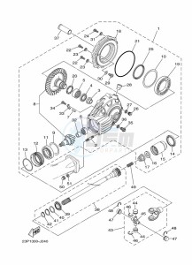 XT1200Z XT1200Z SUPER TENERE ABS (BP87) drawing DRIVE SHAFT