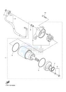 XVS950XR-A SCR950 SCR950 (BL34) drawing STARTING MOTOR