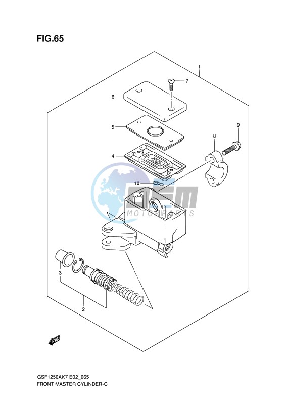 FRONT MASTER CYLINDER