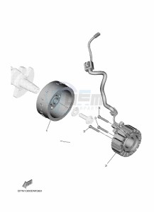 MT-09 MTN890D-U (BNF1) drawing GENERATOR