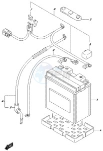 LT-A500XP drawing BATTERY