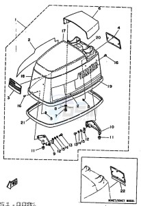 90A drawing TOP-COWLING