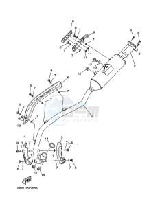 TT-R110E TT-R110 (BMAB) drawing EXHAUST