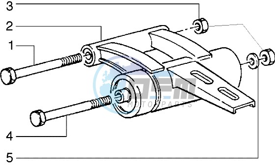 Swinging arm