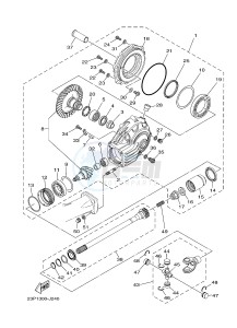 XT1200ZE SUPER TENERE ABS (2KBD 2KBE) drawing DRIVE SHAFT