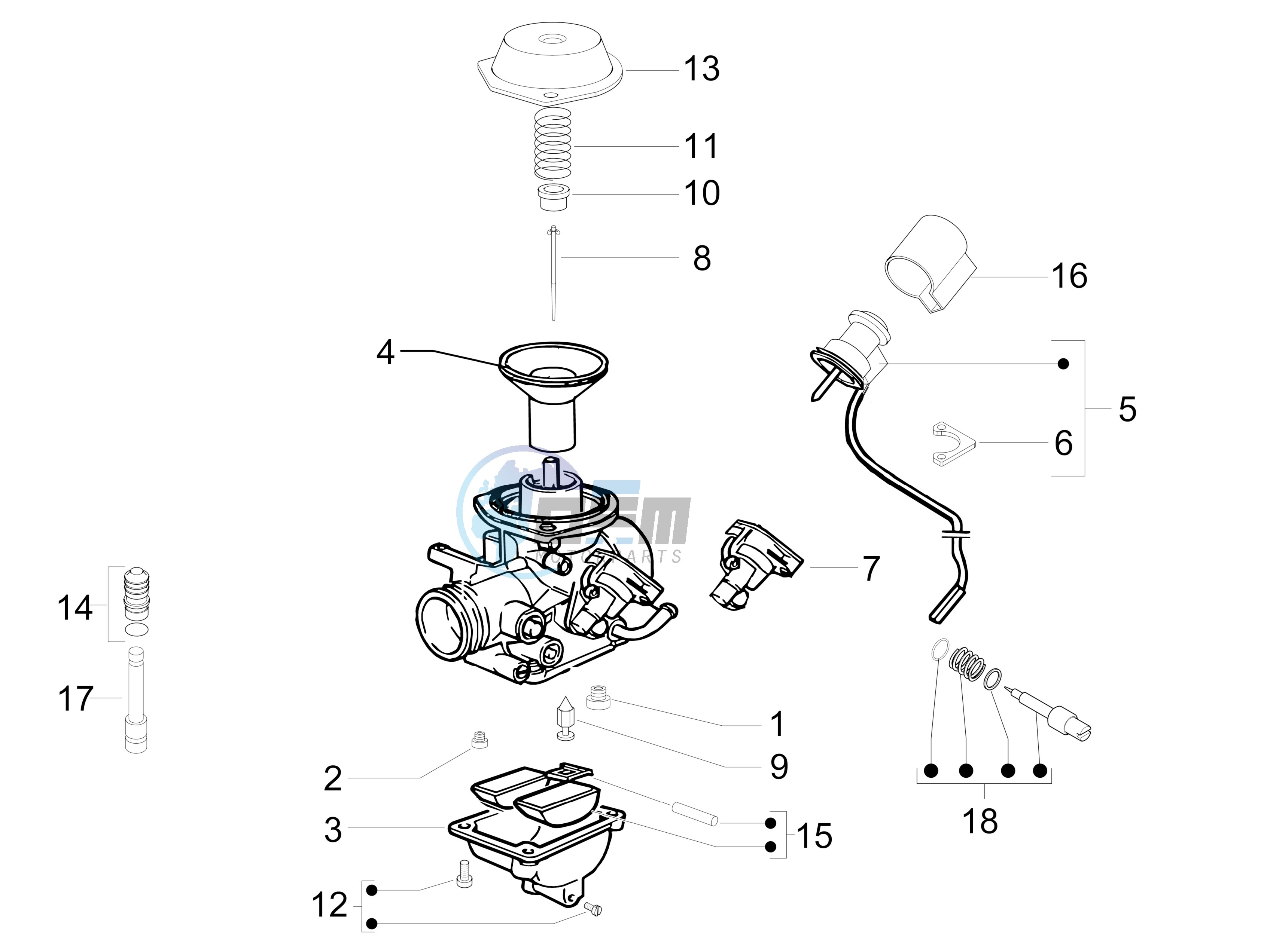 Carburetors components