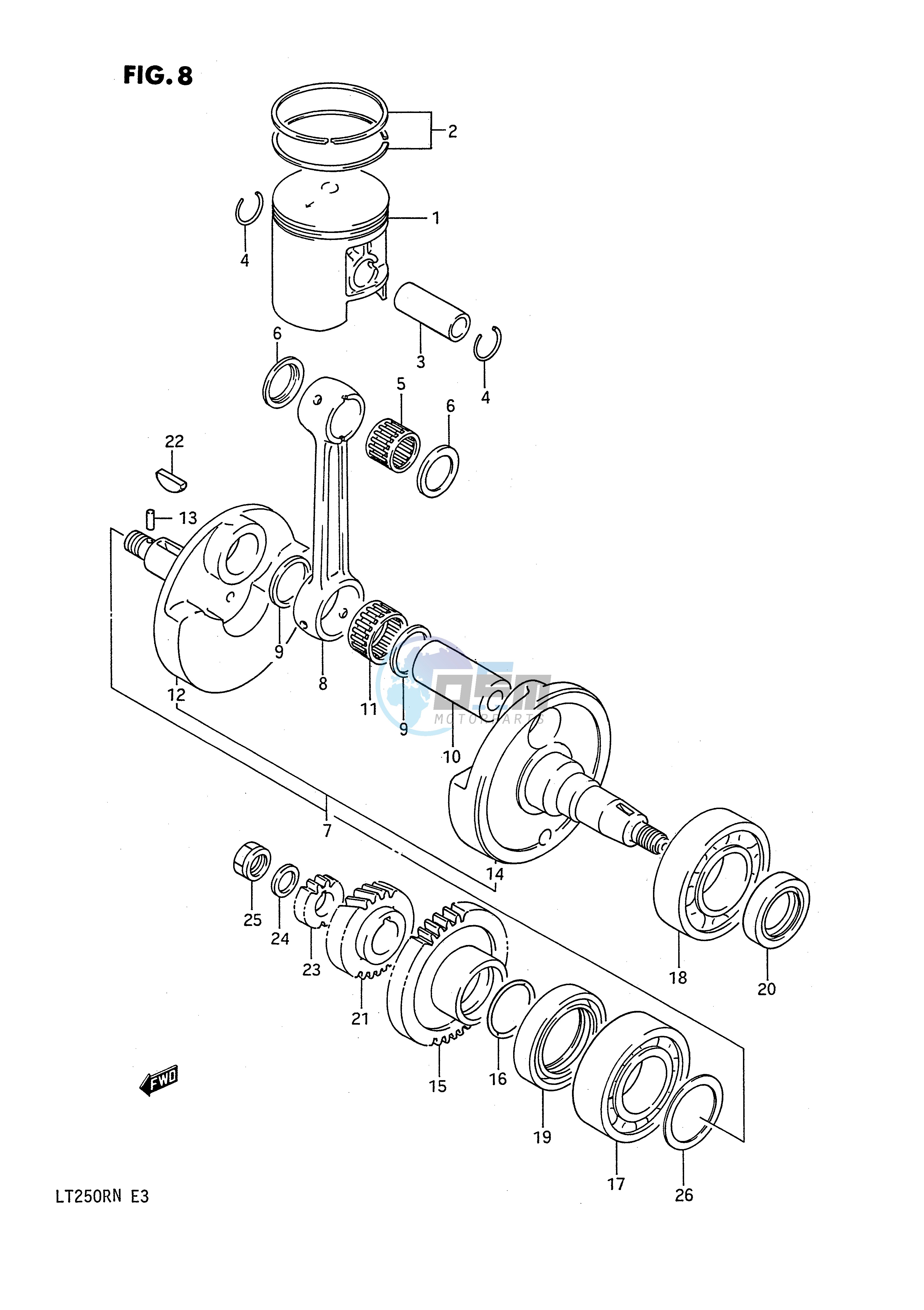 CRANKSHAFT (MODEL F G)