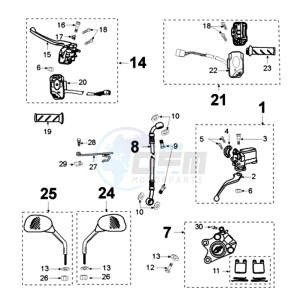 LUDIX 12 RL2A drawing BRAKE SYSTEM *AJP*