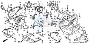 XL1000V9 F / CMF drawing UNDER COWL