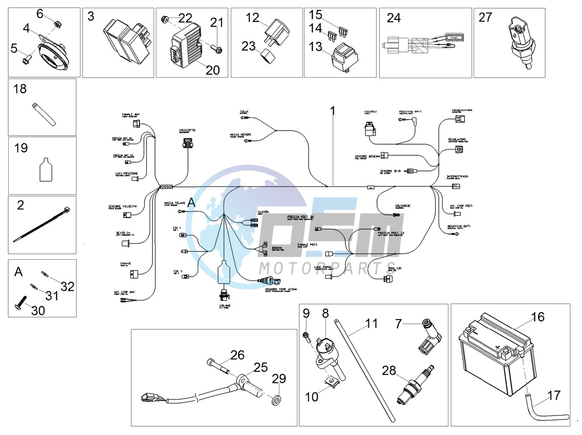 Central electrical system