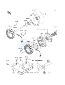 VN 1600 D [VULCAN 1600 NOMAD] (D6F-D8FA) D8FA drawing GENERATOR