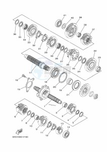 MT-07 MTN690-U (BHH1) drawing TRANSMISSION