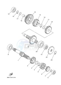 TT-R110E (B51A B51B B51C B51C) drawing TRANSMISSION