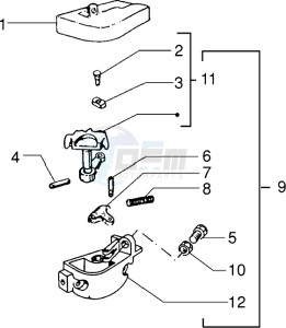 PX 150 E drawing Gear selector