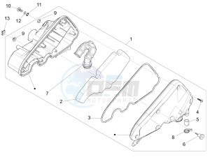 Primavera 50 4T-4V (NAFTA) drawing Air filter