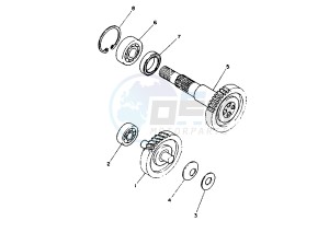 YA R AXIS 50 drawing TRANSMISSION