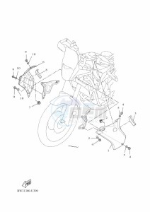 XTZ690D-B TENERE 700 (BW35) drawing COWLING 2