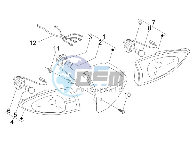 Rear headlamps - Turn signal lamps